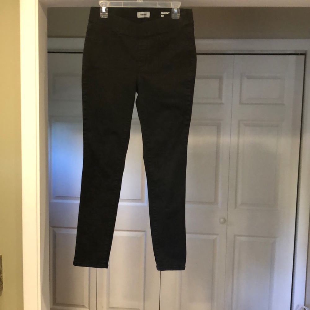 Skinny jeans black denim